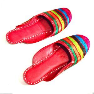Embroidered slide on Shoes